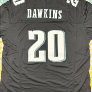 Nike Black and Teal NFL Jersey